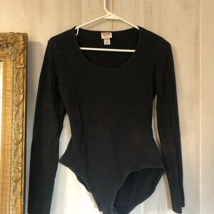 Black Long Sleeve Bodysuit